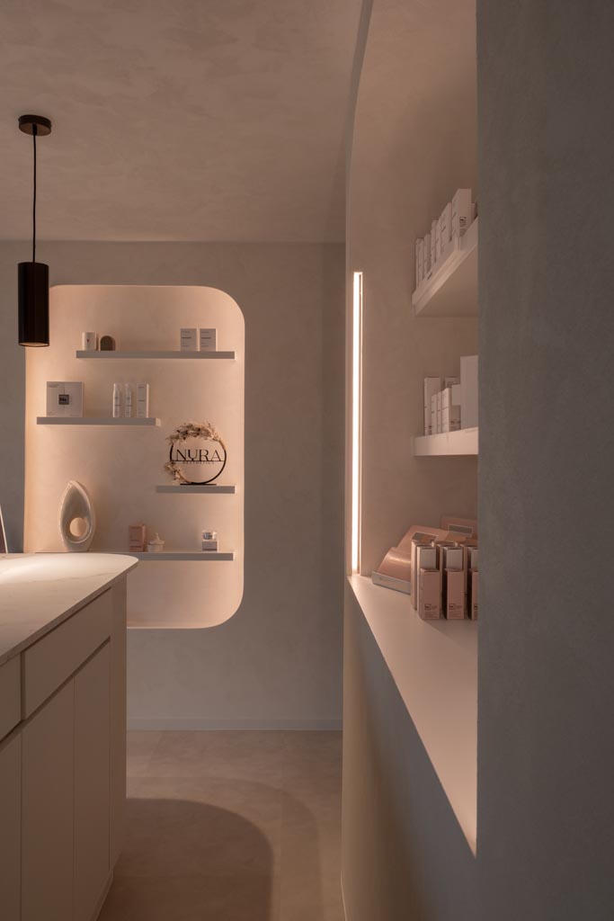 PROJECT Nura Cosmedics - Minimalistisch interieur schoonheidssalon voor een wellness beleving